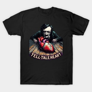 Edgar Allan Poe Tell-Tale Heart Literary Lover T-Shirt